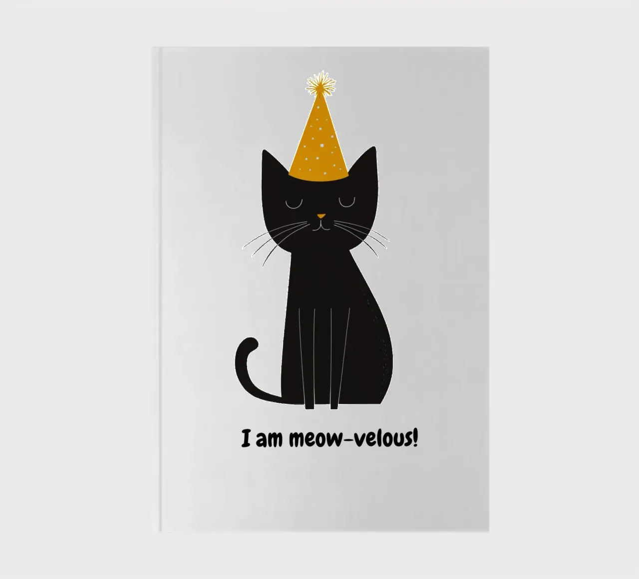 Chat avec message positif carnet de notes de Street Boutique