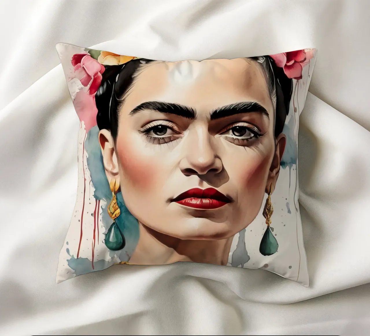 Ritratto di Frida Kahlo cuscino da 🎁 ARTVI-SHOP