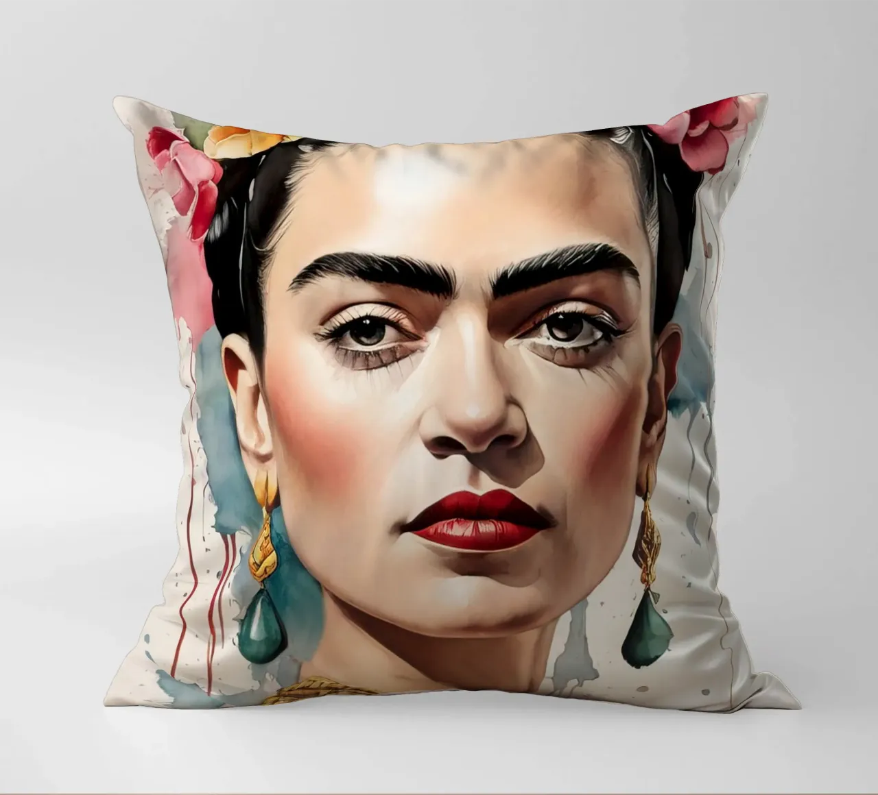 Ritratto di Frida Kahlo cuscino da 🎁 ARTVI-SHOP
