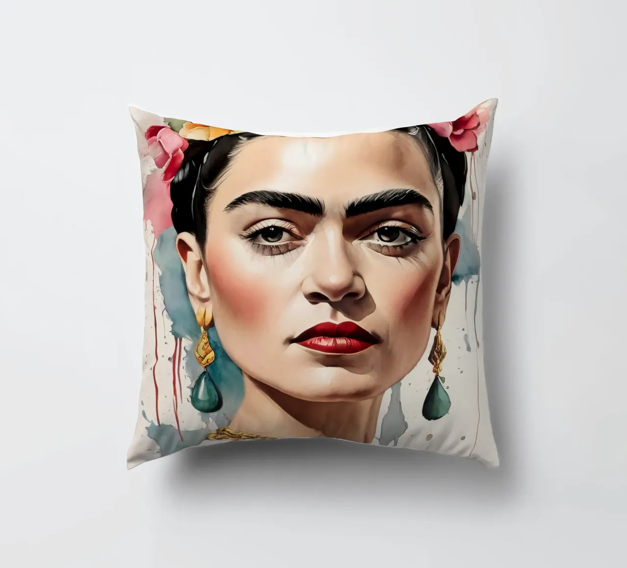Ritratto di Frida Kahlo cuscino da 🎁 ARTVI-SHOP
