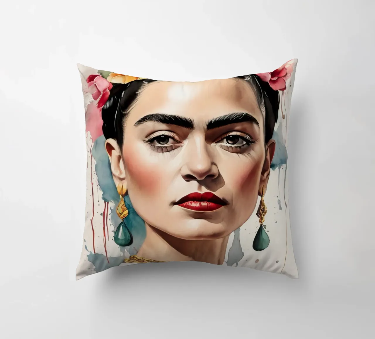Ritratto di Frida Kahlo cuscino da 🎁 ARTVI-SHOP