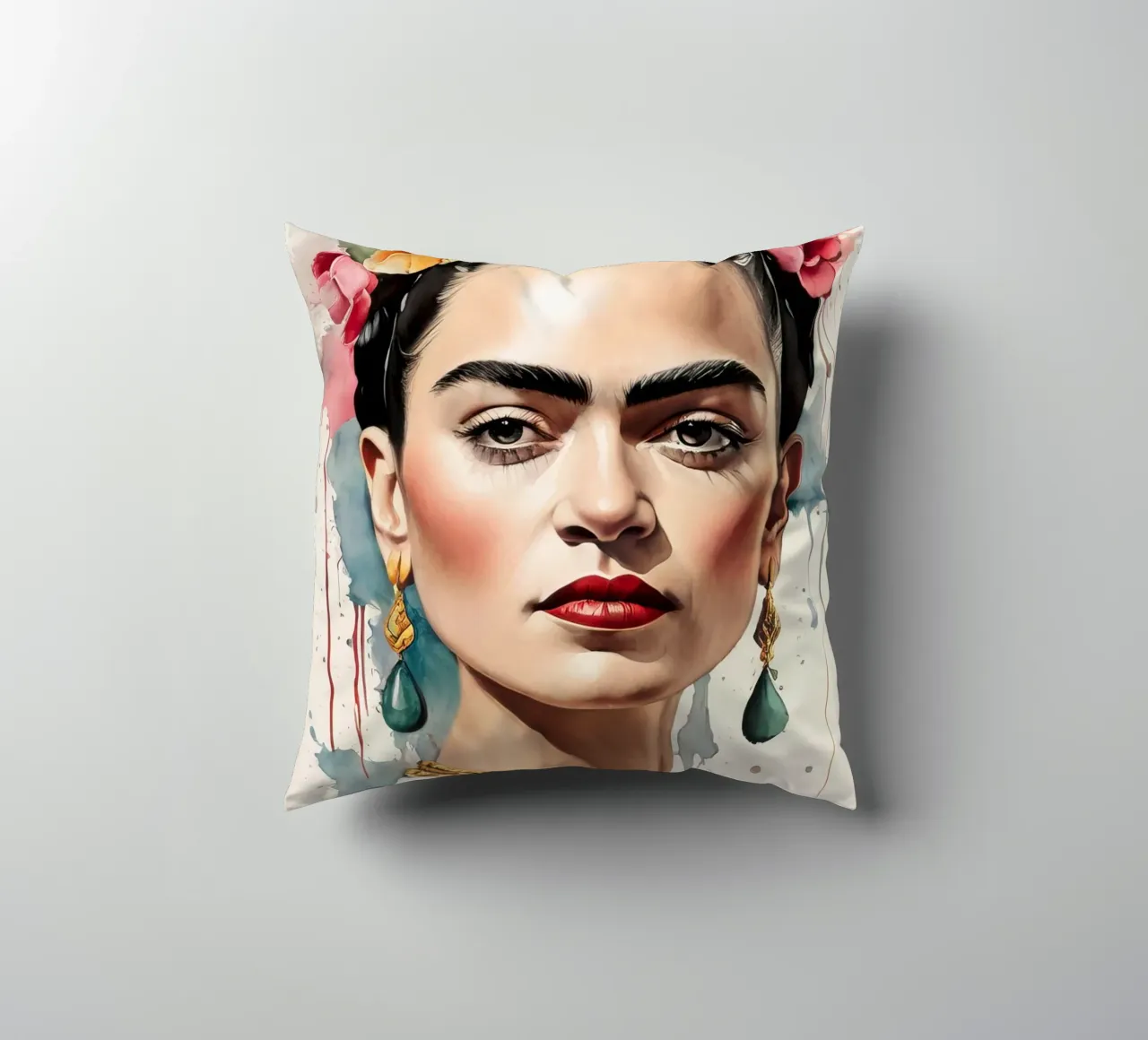 Ritratto di Frida Kahlo cuscino da 🎁 ARTVI-SHOP