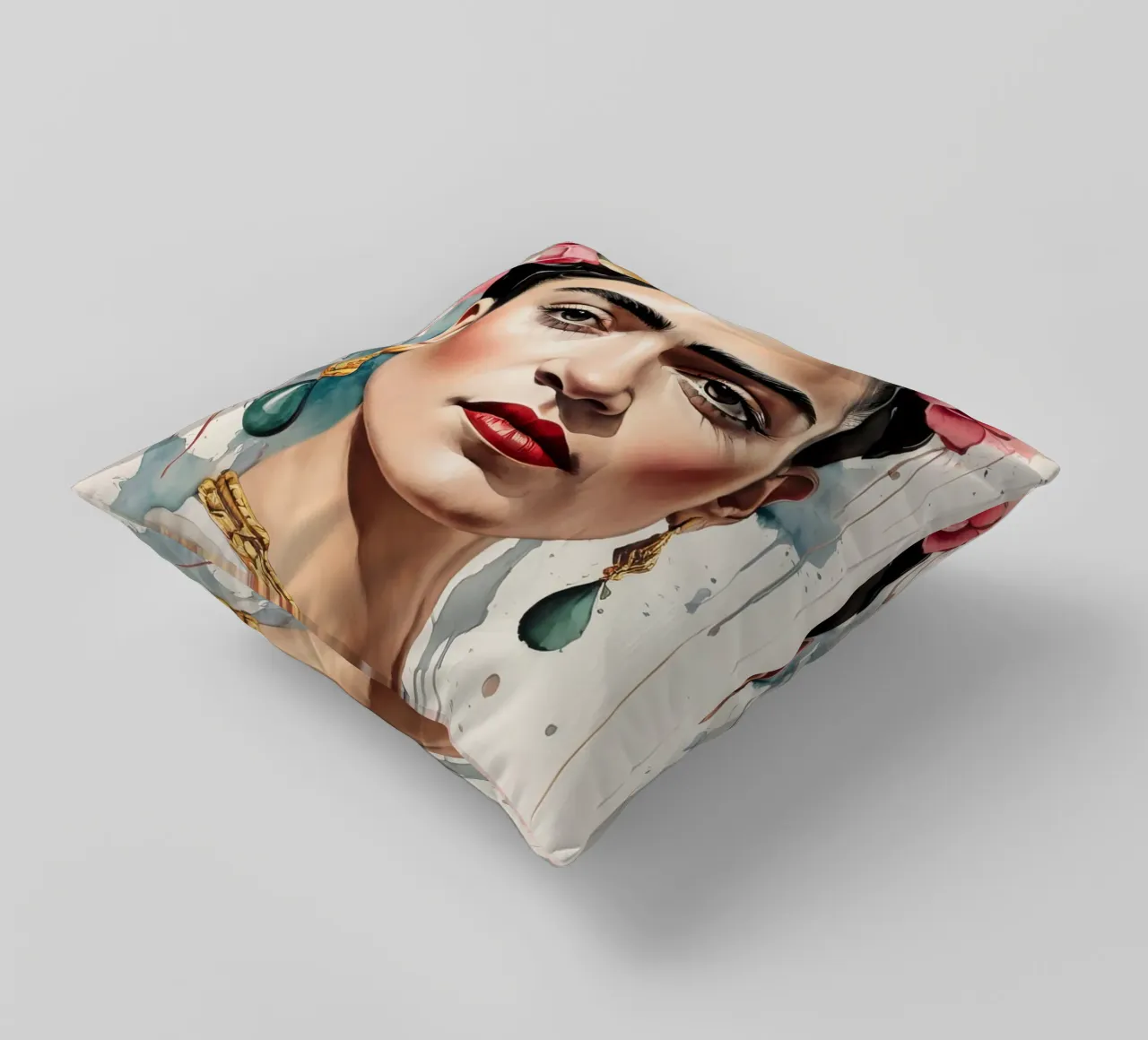 Ritratto di Frida Kahlo cuscino da 🎁 ARTVI-SHOP
