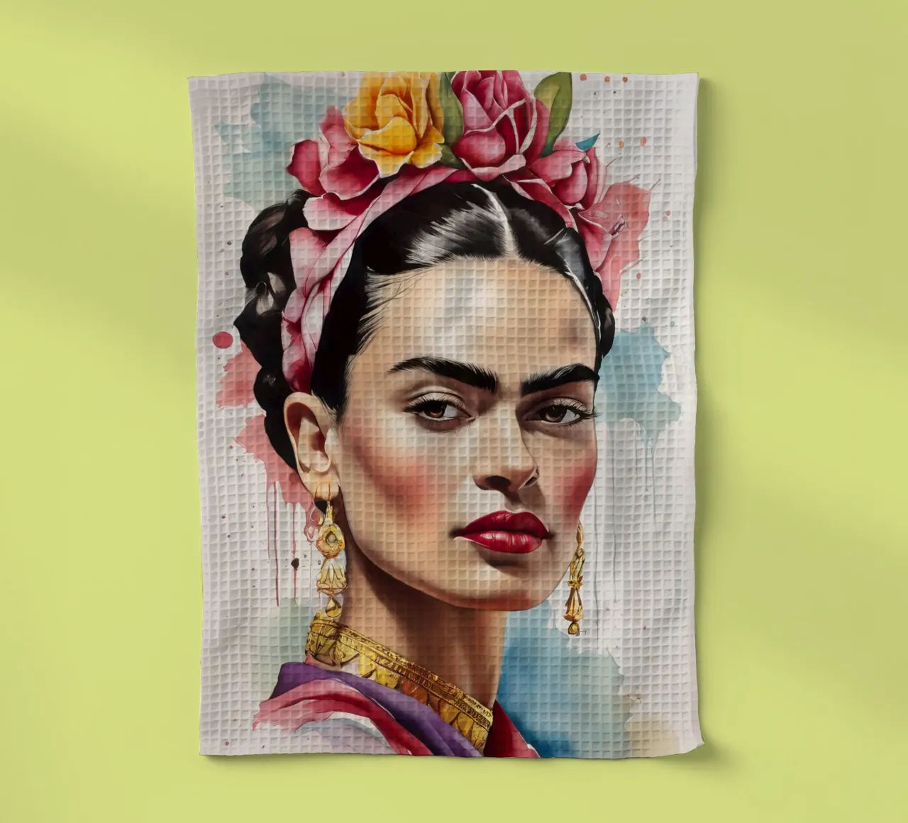 Ritratto di Frida Kahlo canovaccio da cucina da 🎁 ARTVI-SHOP