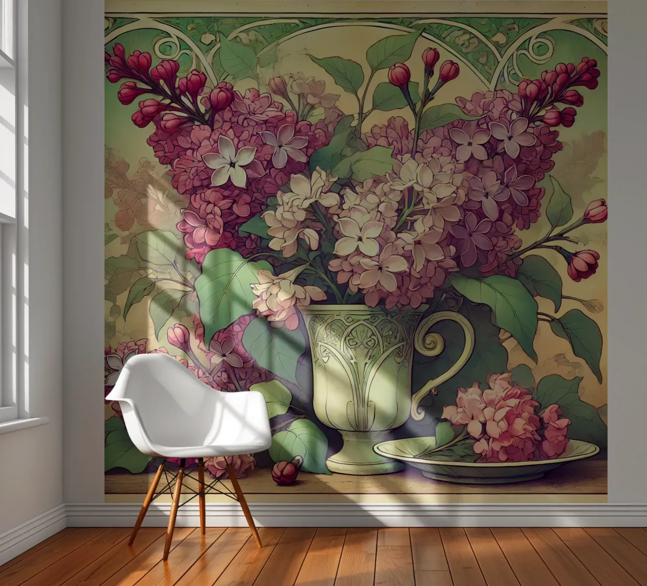 Lilac photo wallpaper by Art-Nouveau-Dsg