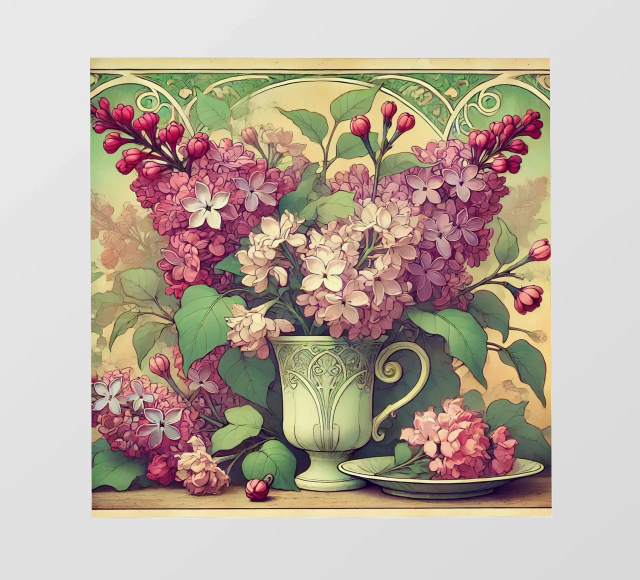 Lilac photo wallpaper by Art-Nouveau-Dsg