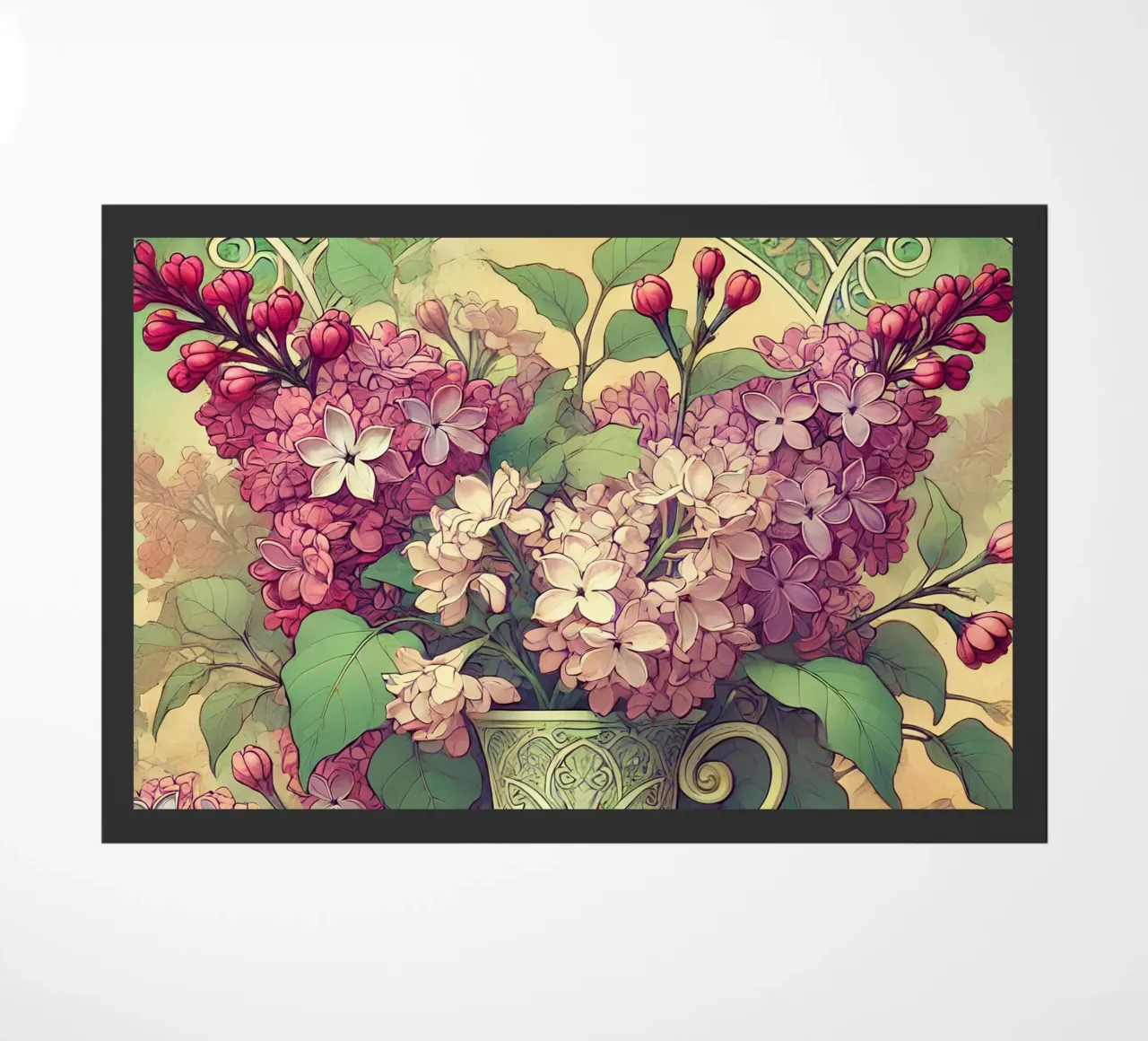 Lilla zerbino da Art-Nouveau-Dsg