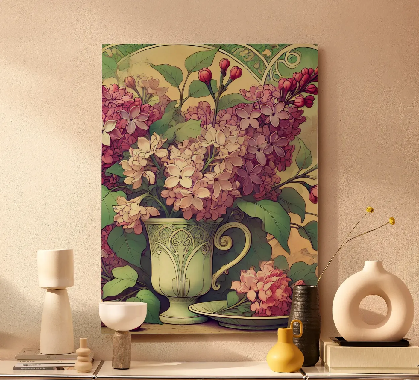 Lilla pannello forex da Art-Nouveau-Dsg