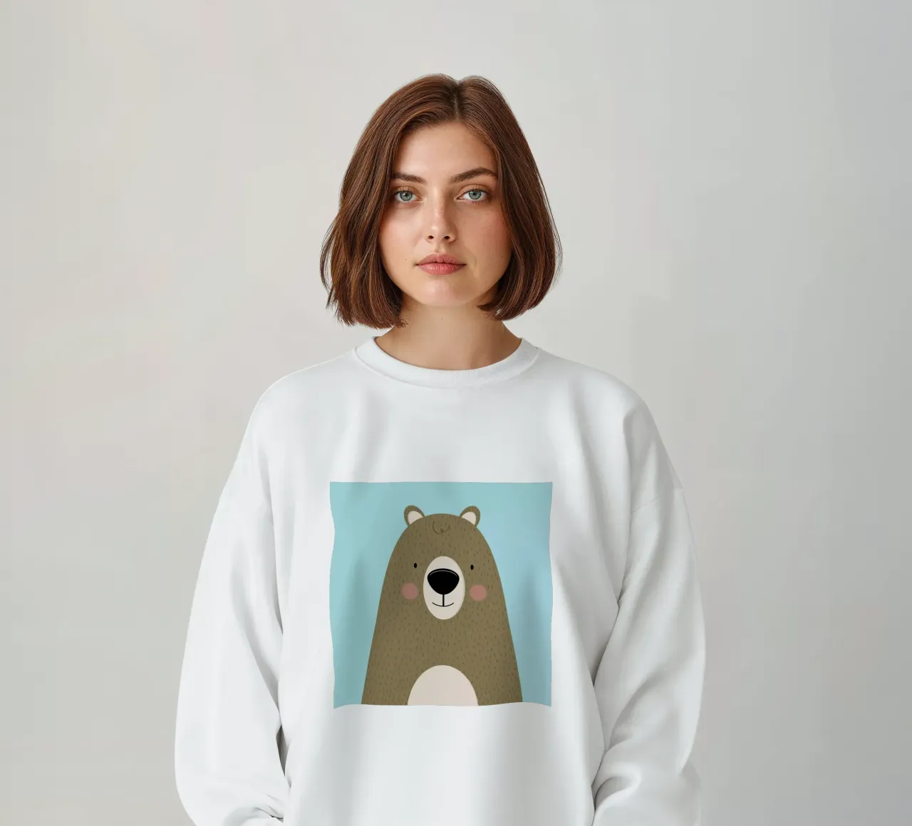 Bears Are Friendly Sweatshirt von Karin Bijlsma
