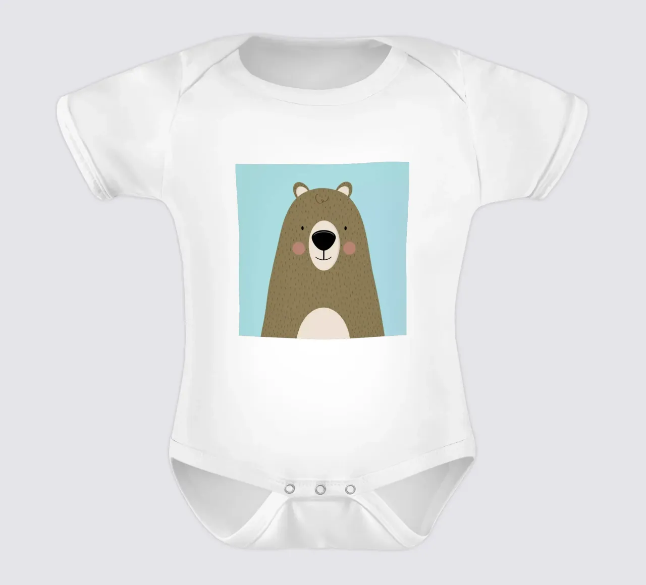 Bears Are Friendly body neonato maniche corte da Karin Bijlsma