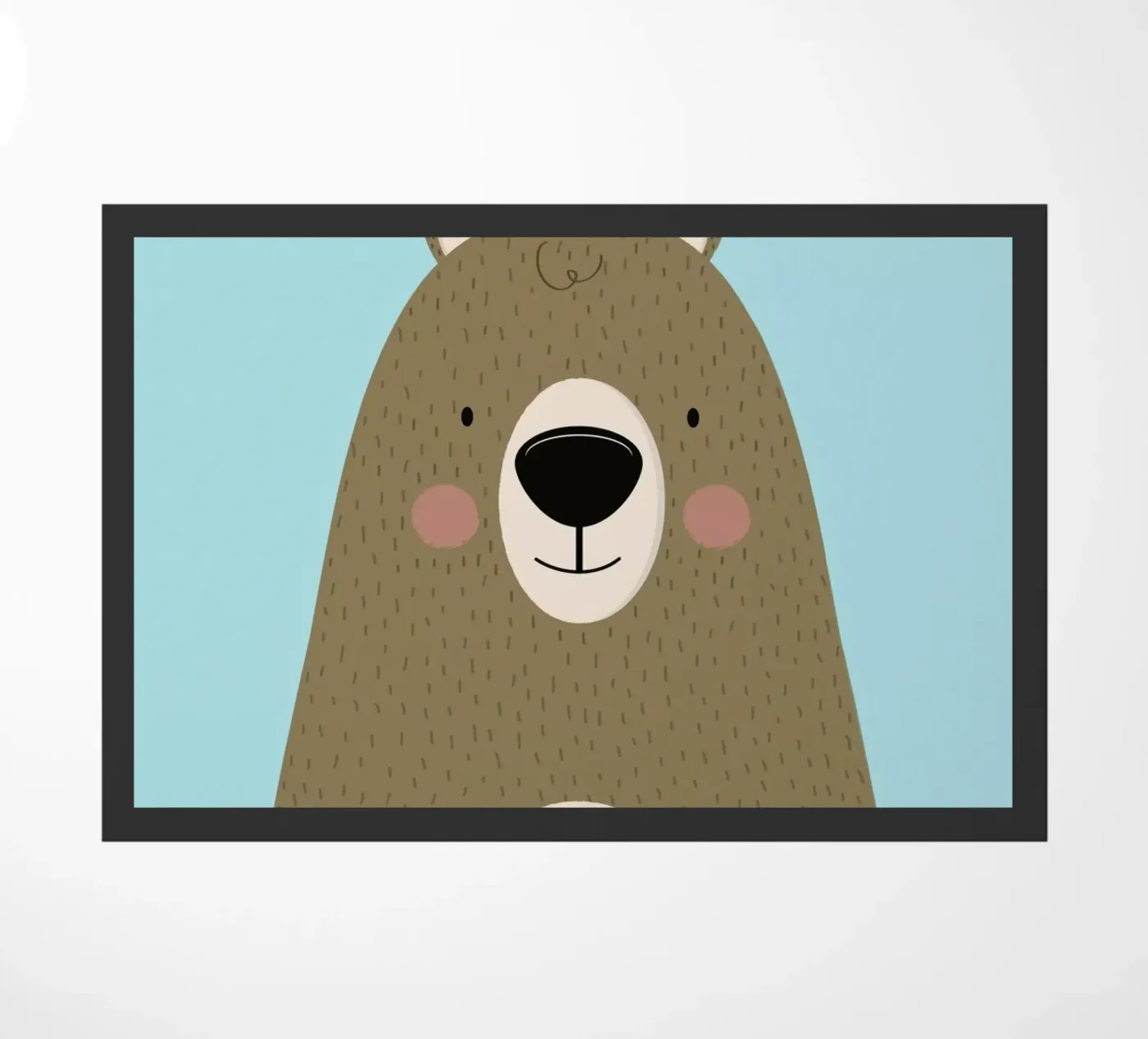 Bears Are Friendly doormat by Karin Bijlsma