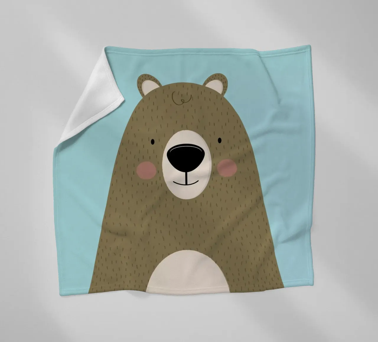 Bears Are Friendly coperta in pile da Karin Bijlsma
