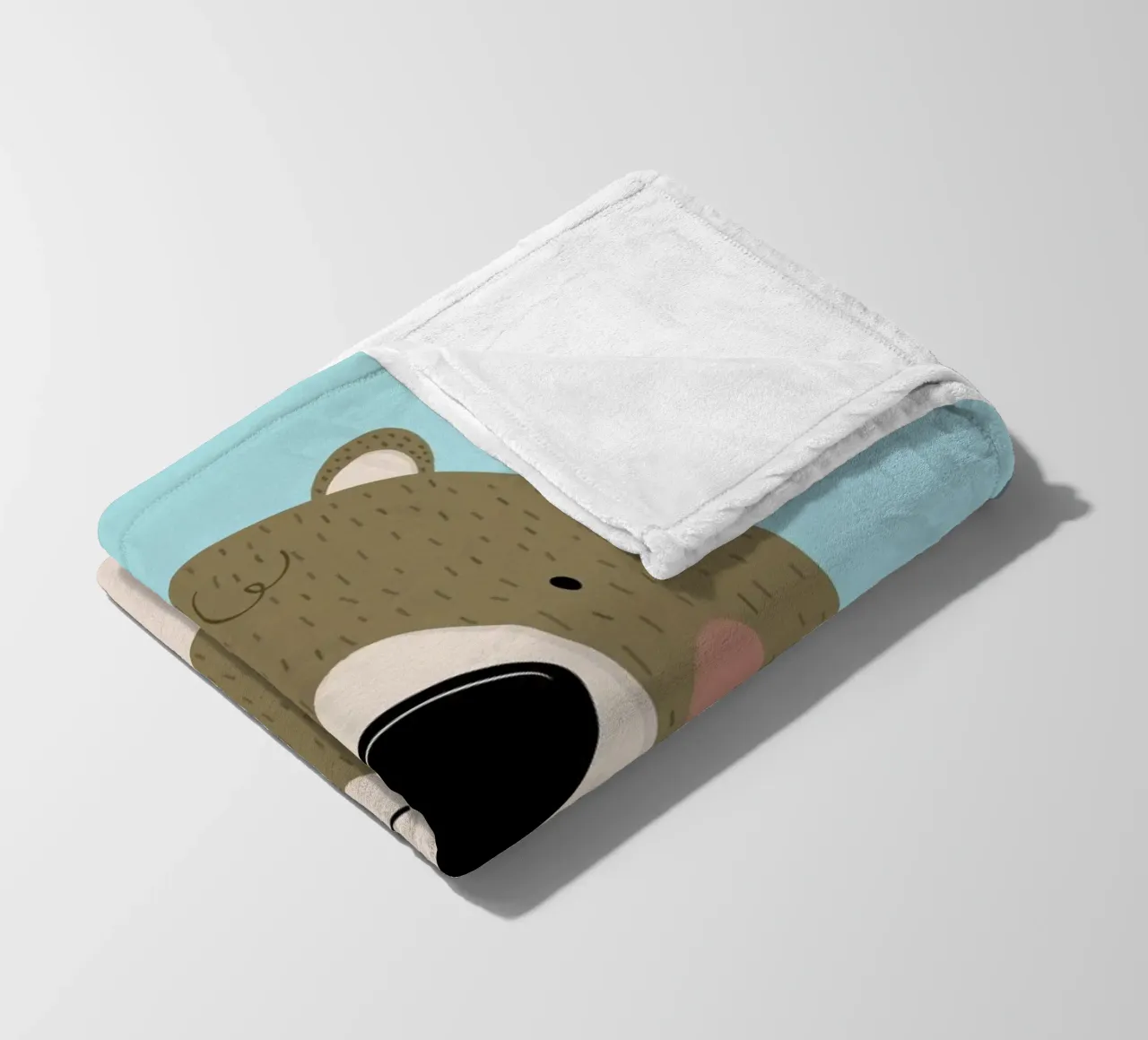 Bears Are Friendly coperta in pile da Karin Bijlsma