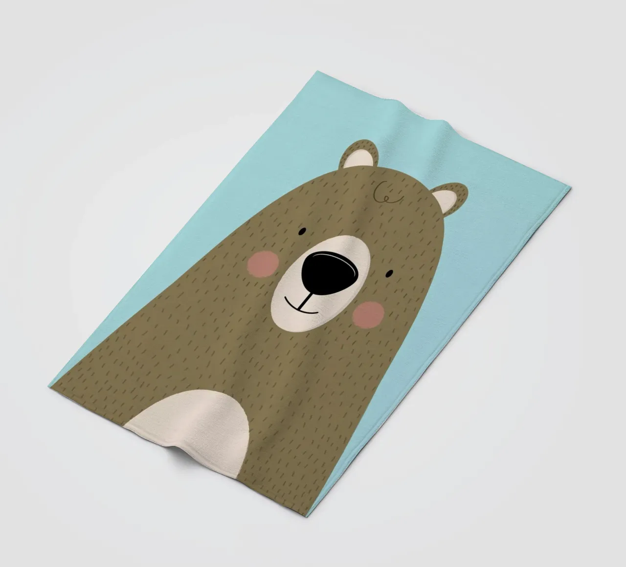 Bears Are Friendly coperta in pile da Karin Bijlsma