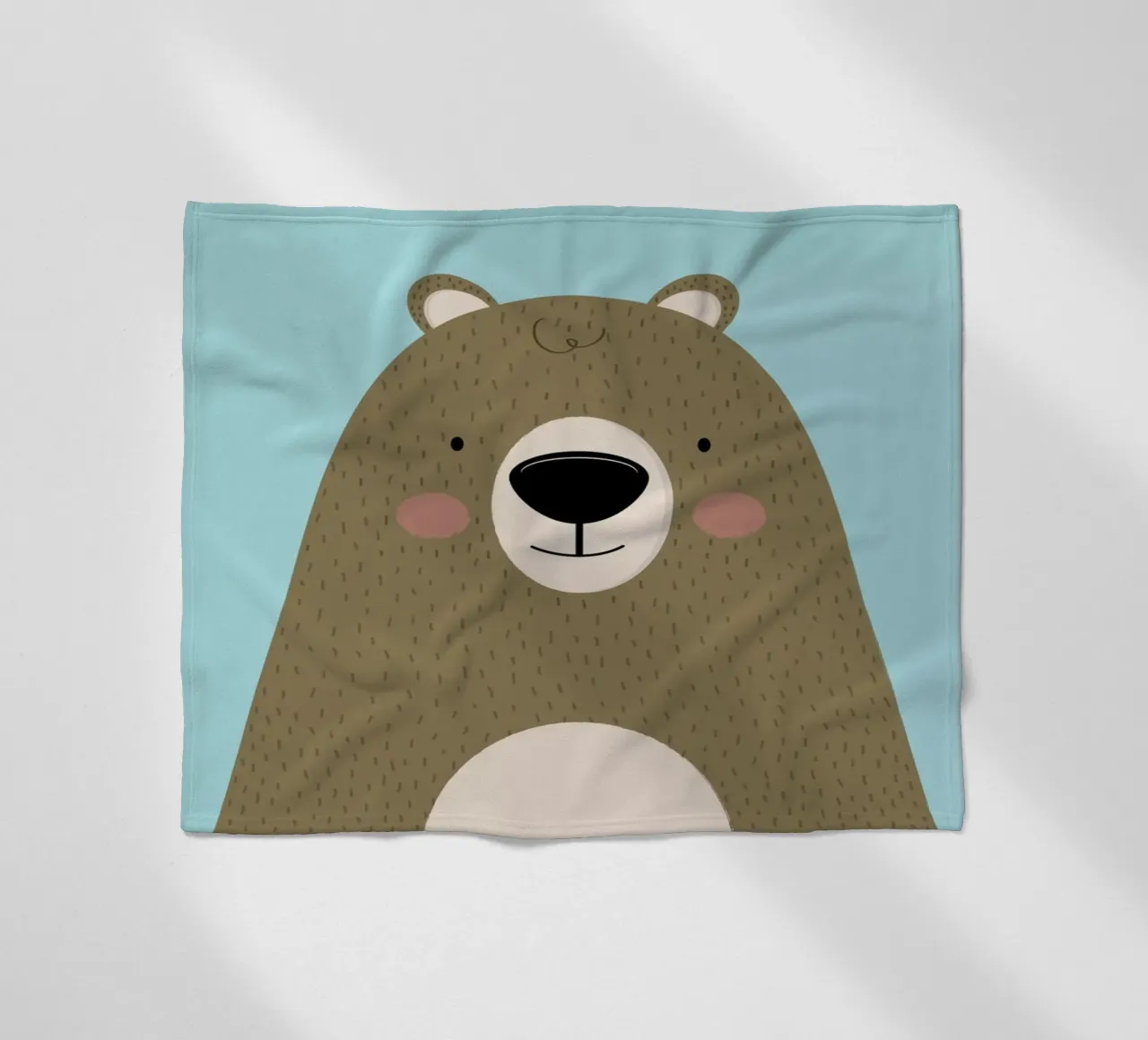Bears Are Friendly coperta in pile da Karin Bijlsma