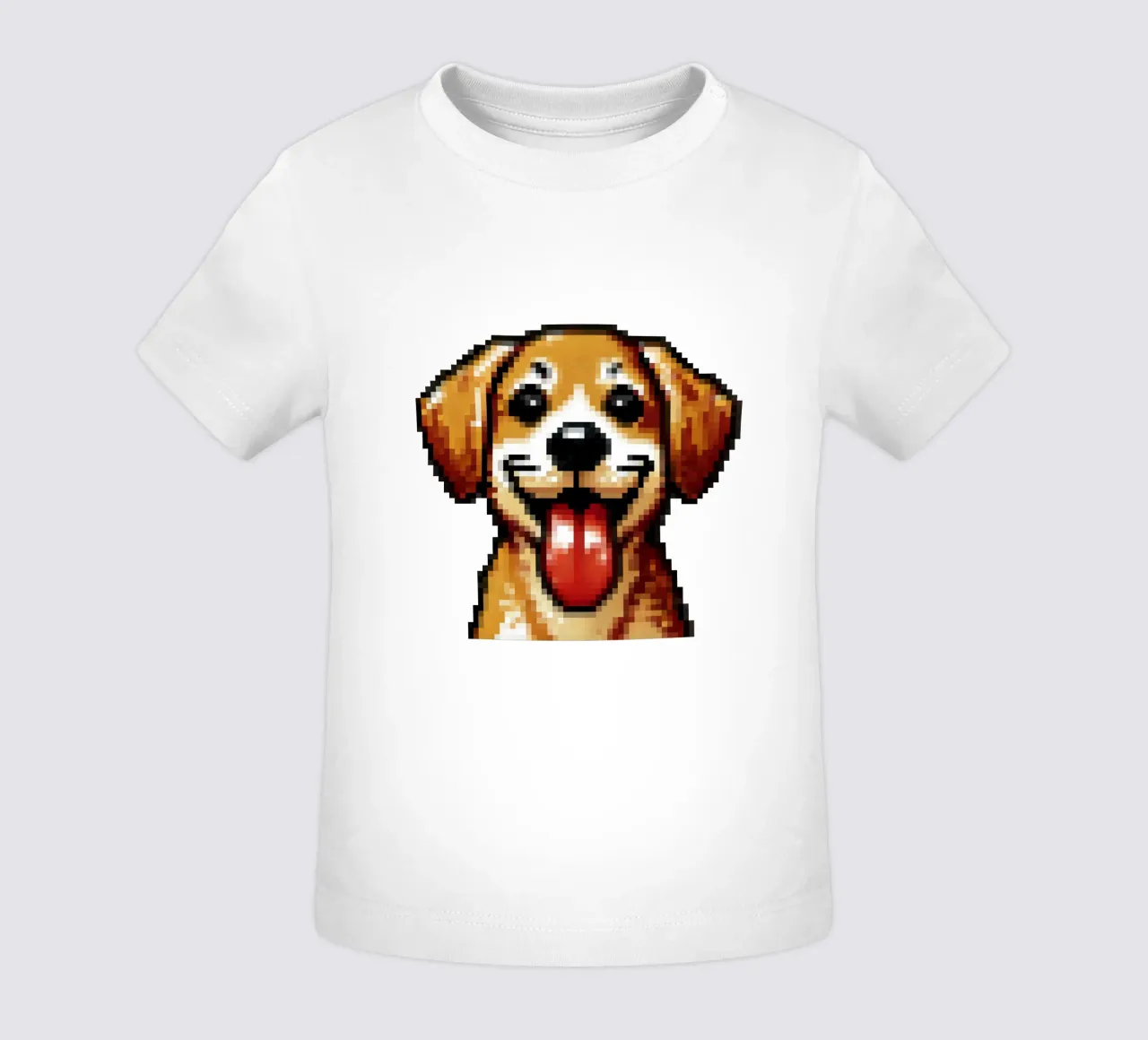 Cane - Pixelart maglietta neonato da pixelart