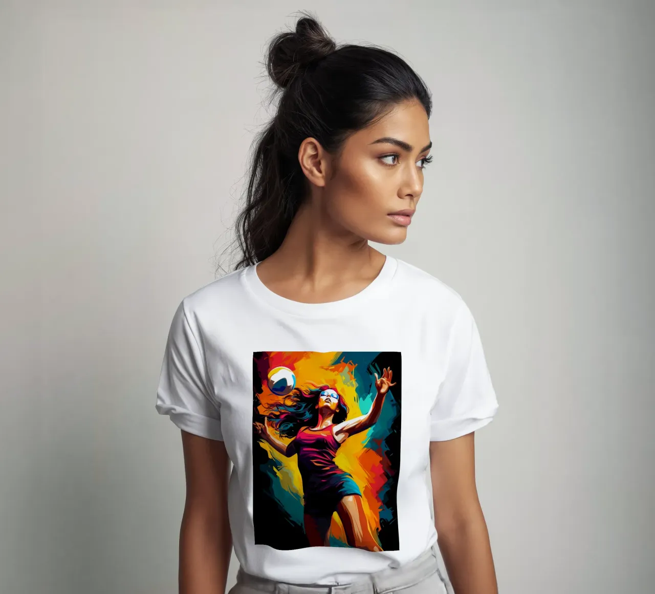 Volleyball Colorful 2 t-shirt da Mateo