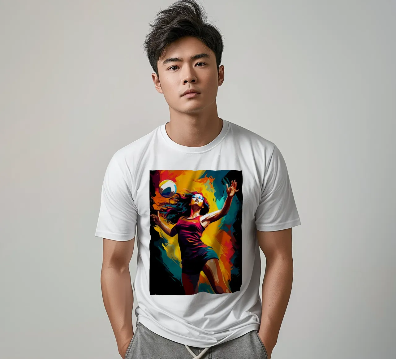 Volleyball Colorful 2 t-shirt da Mateo