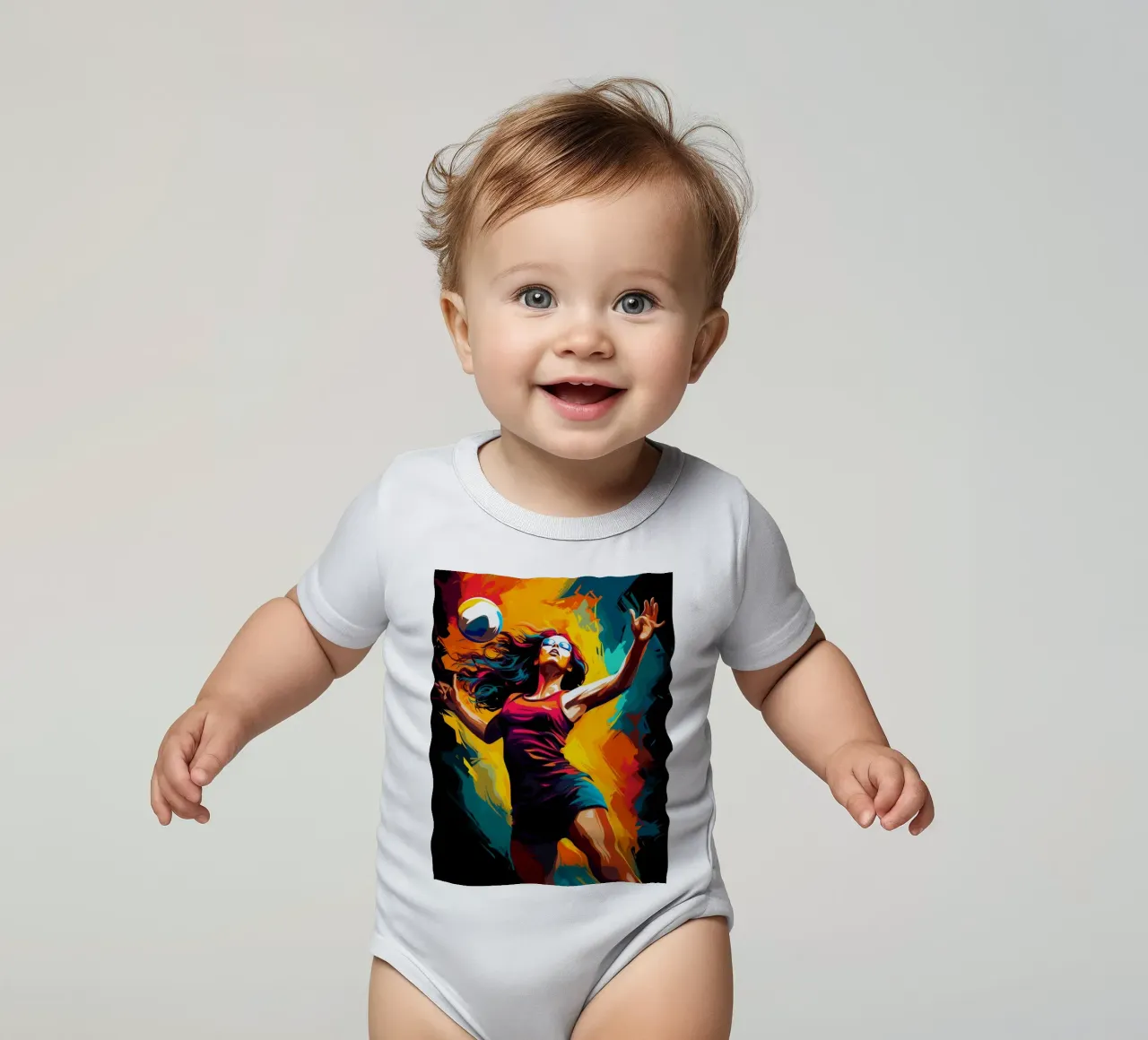 Volleyball Colorful 2 body neonato maniche corte da Mateo