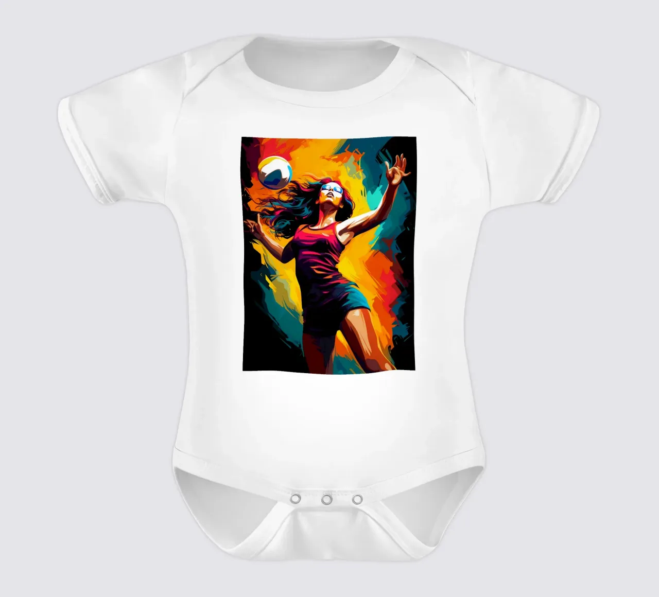 Volleyball Colorful 2 body neonato maniche corte da Mateo