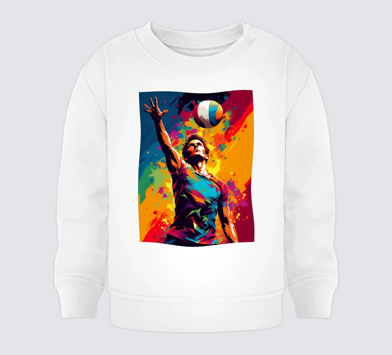 Volleyball Colorful 3 felpa neonato da Mateo