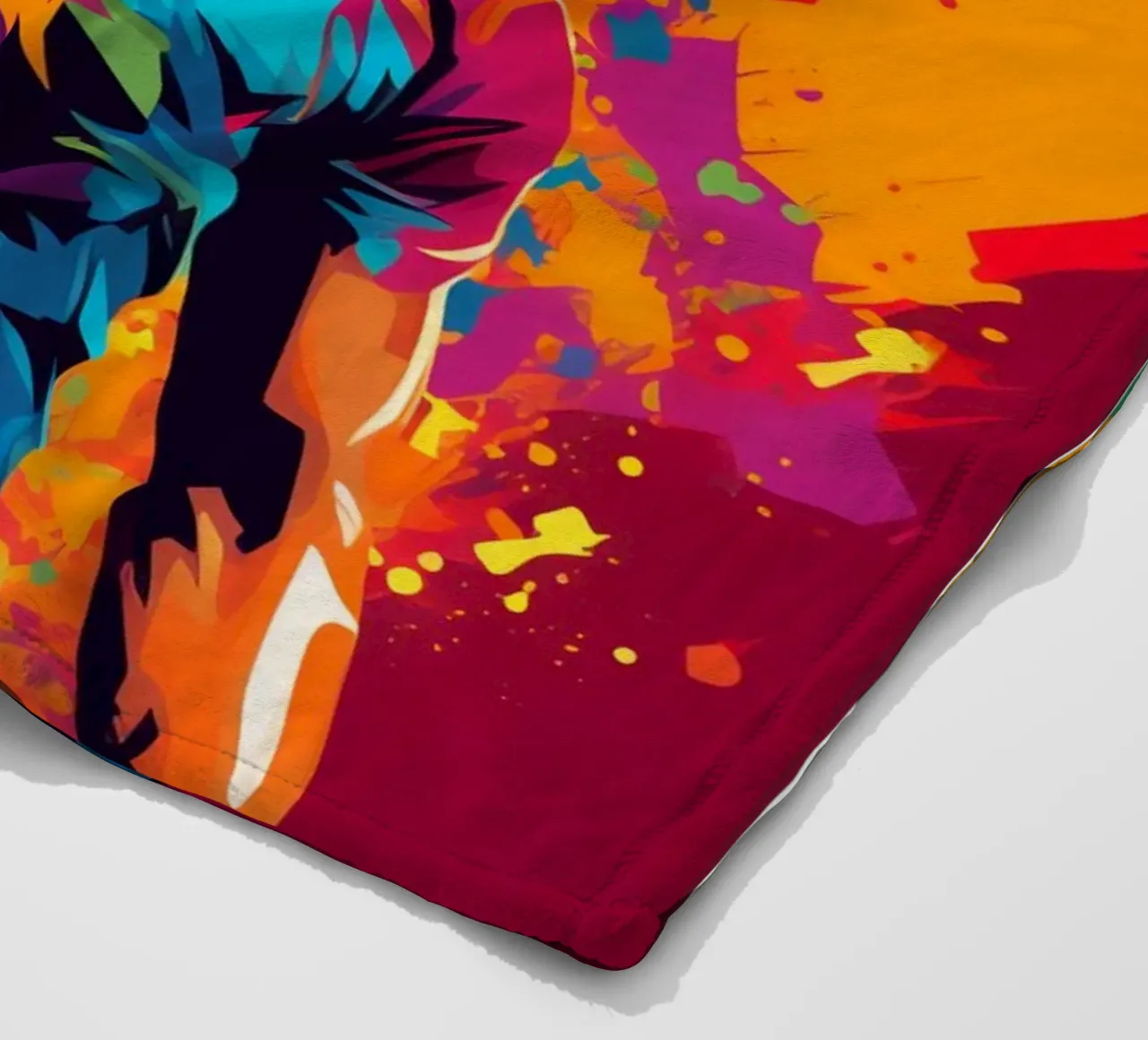 Volleyball Colorful 3 coperta in pile da Mateo