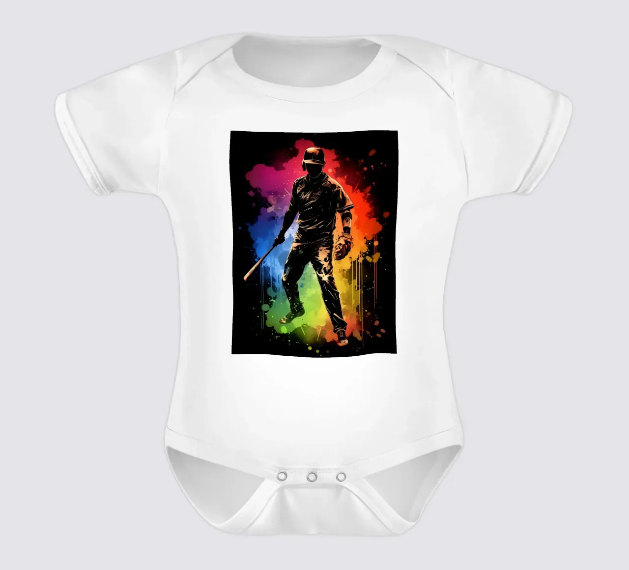 Baseball Colorful body neonato maniche corte da Mateo
