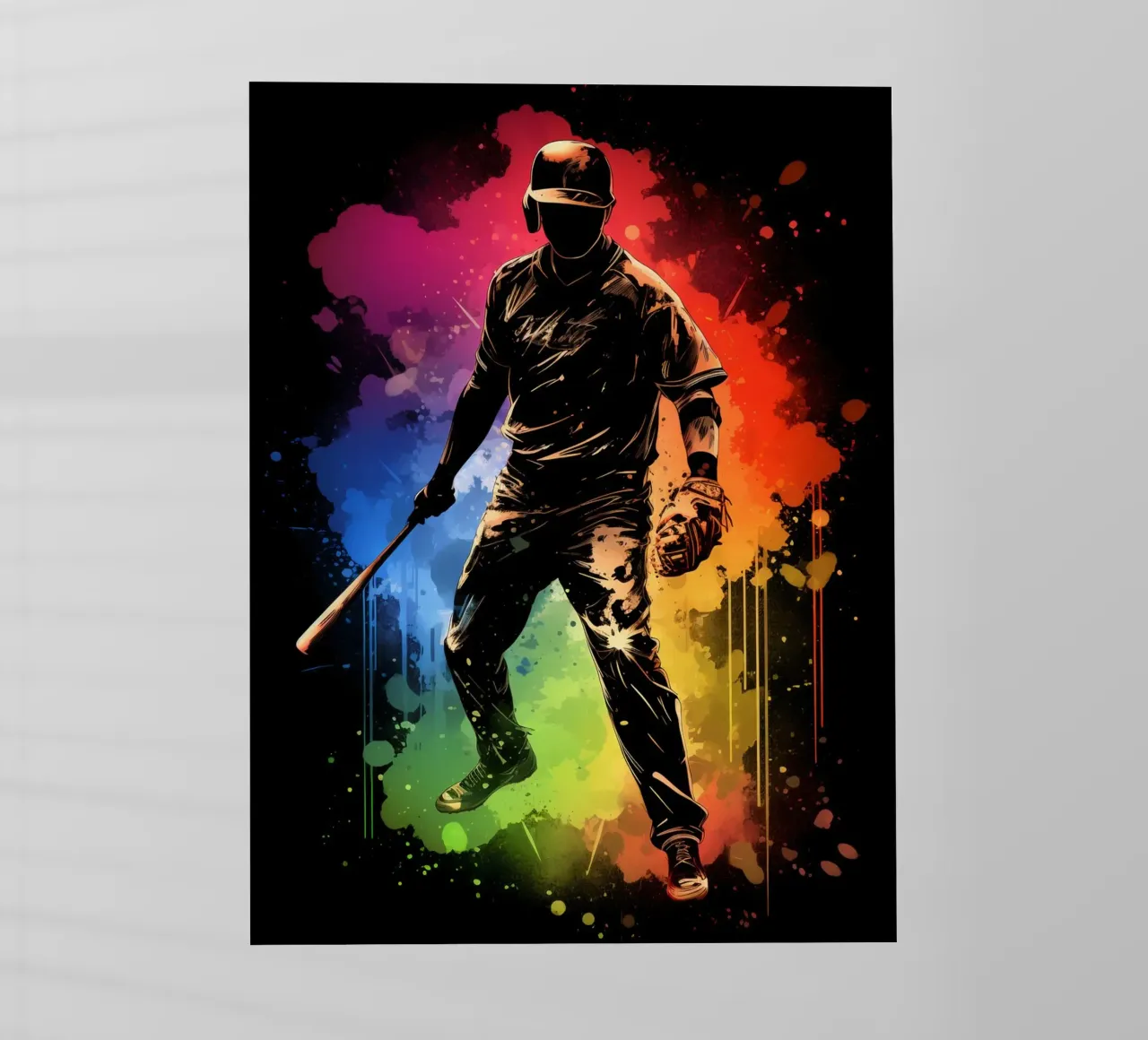 Baseball Colorful pellicola backlit da Mateo