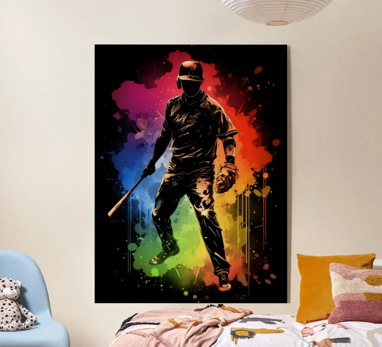 Baseball Colorful plexiglass da Mateo