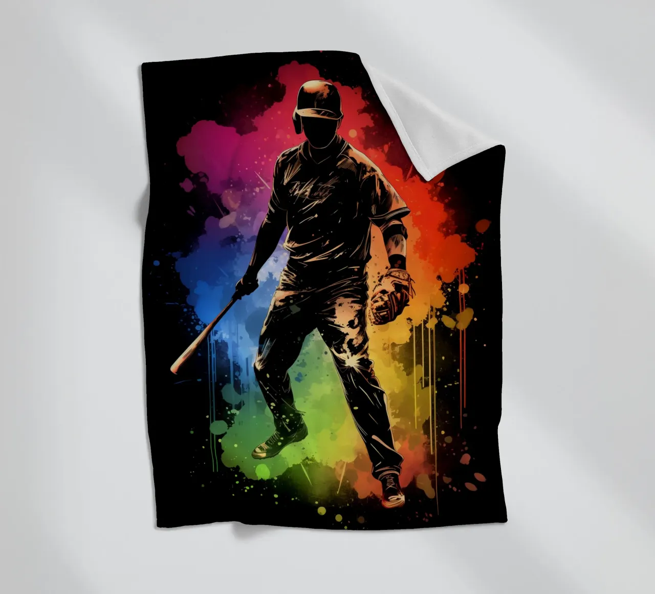 Baseball Colorful coperta in pile da Mateo