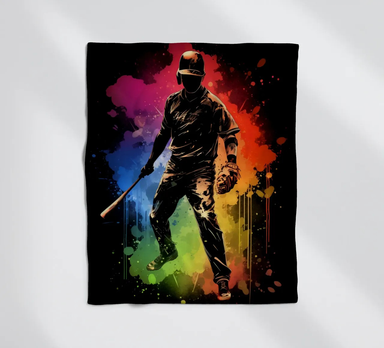 Baseball Colorful coperta in pile da Mateo