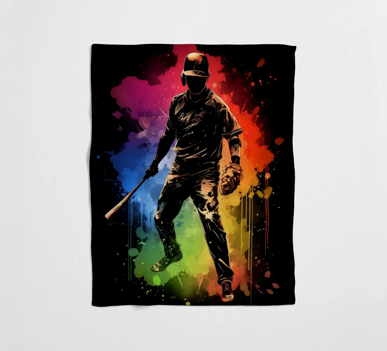 Baseball Colorful coperta in pile da Mateo