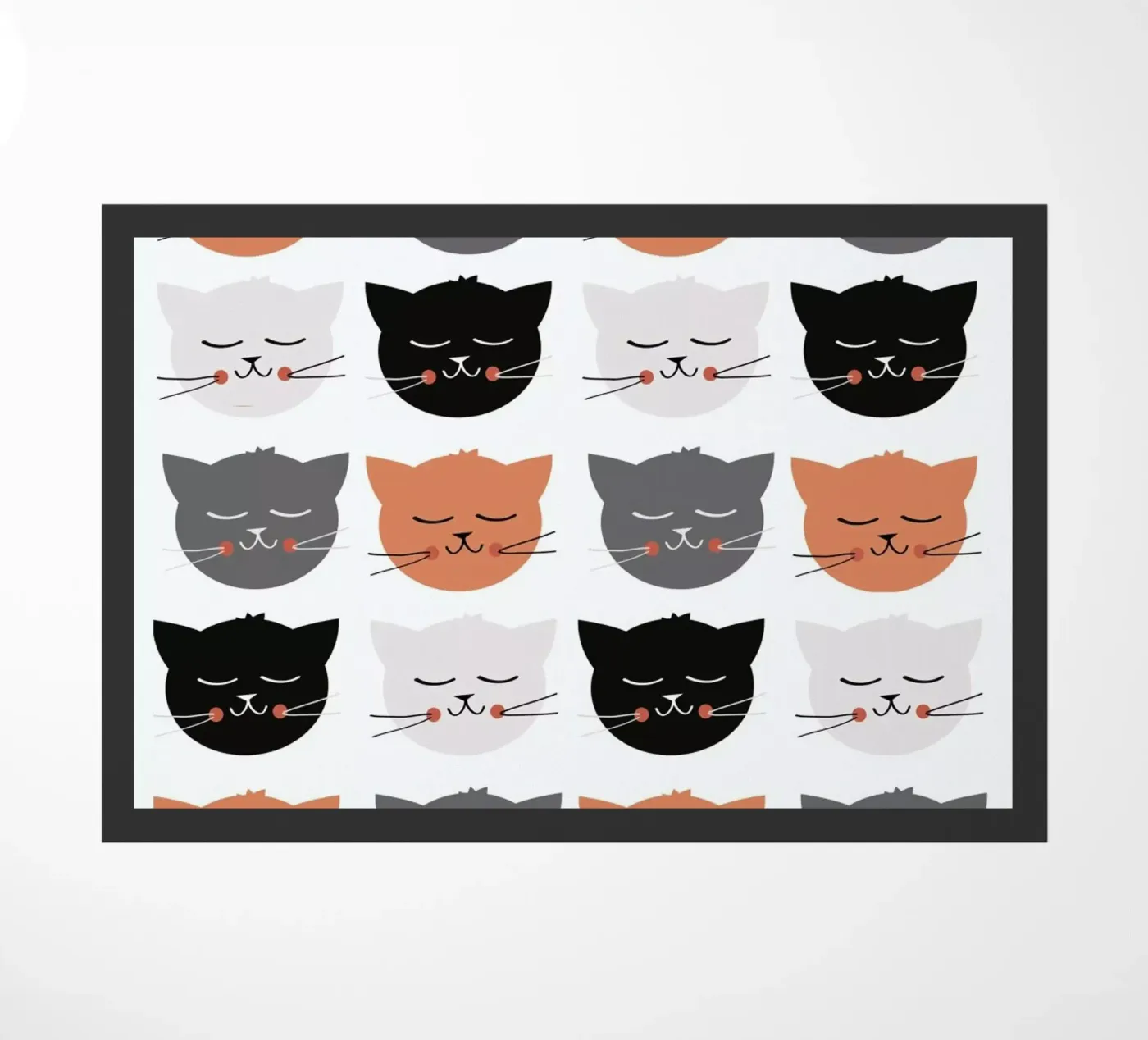 Cat Madness doormat by Karin Bijlsma