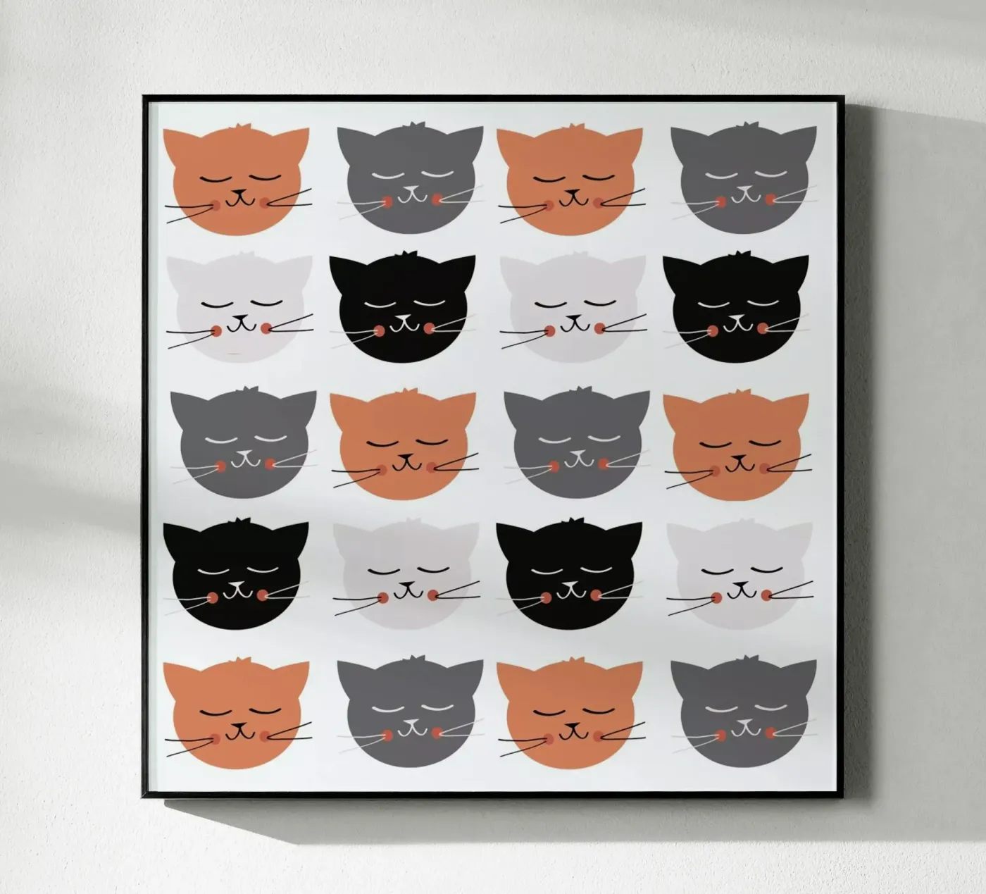 Cat Madness plexiglas de Karin Bijlsma