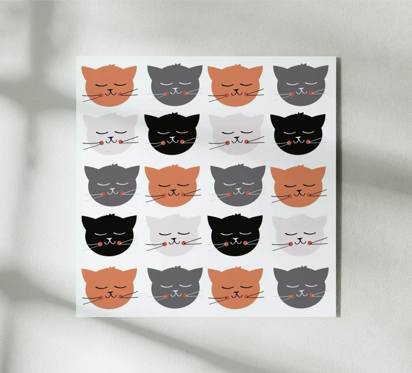 Cat Madness plexiglas de Karin Bijlsma