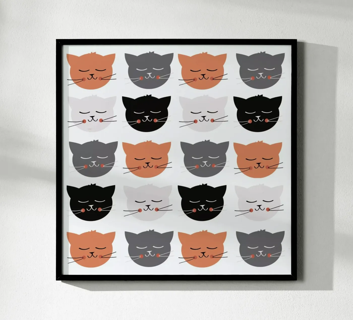 Cat Madness Poster von Karin Bijlsma