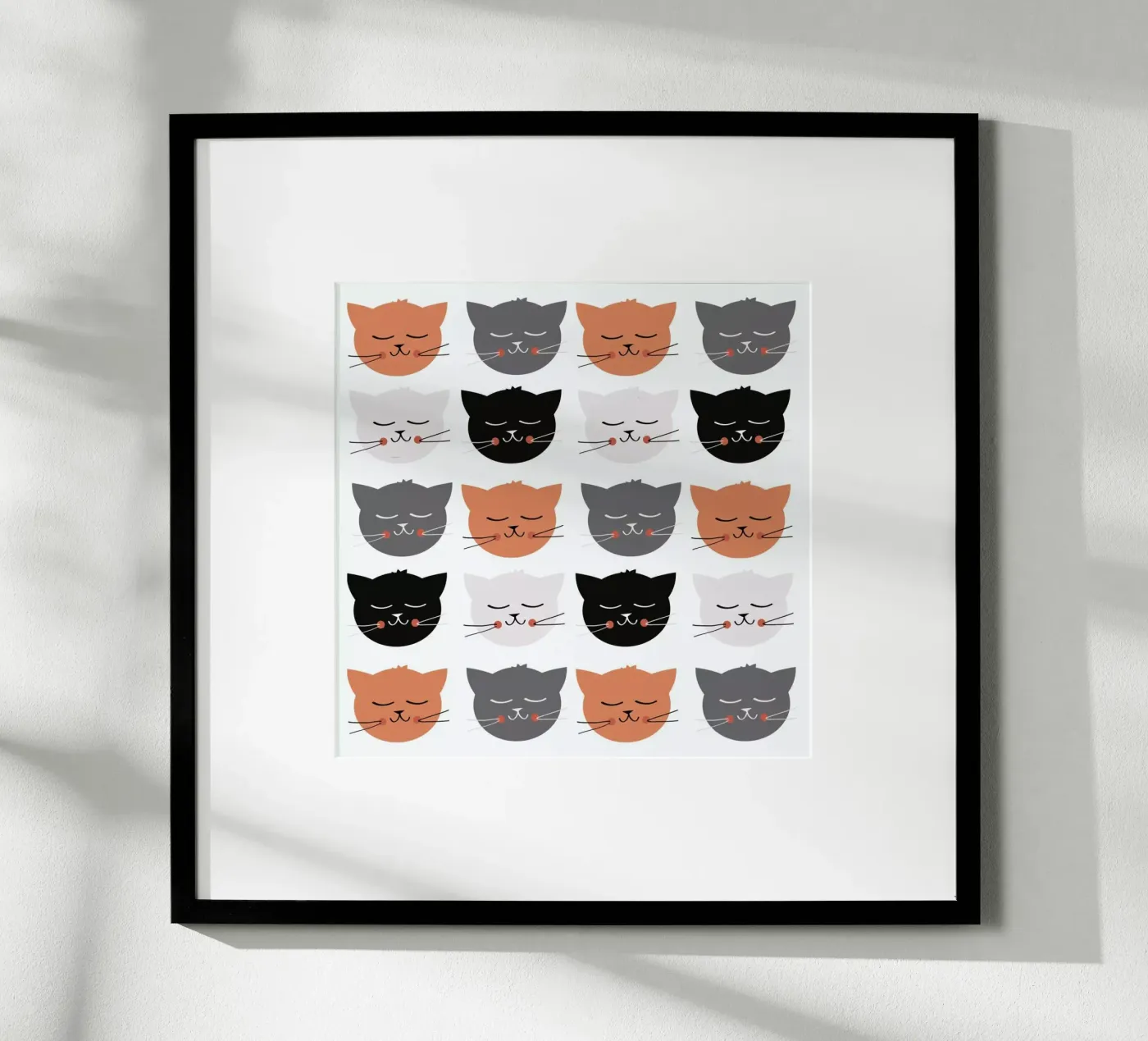 Cat Madness Poster von Karin Bijlsma