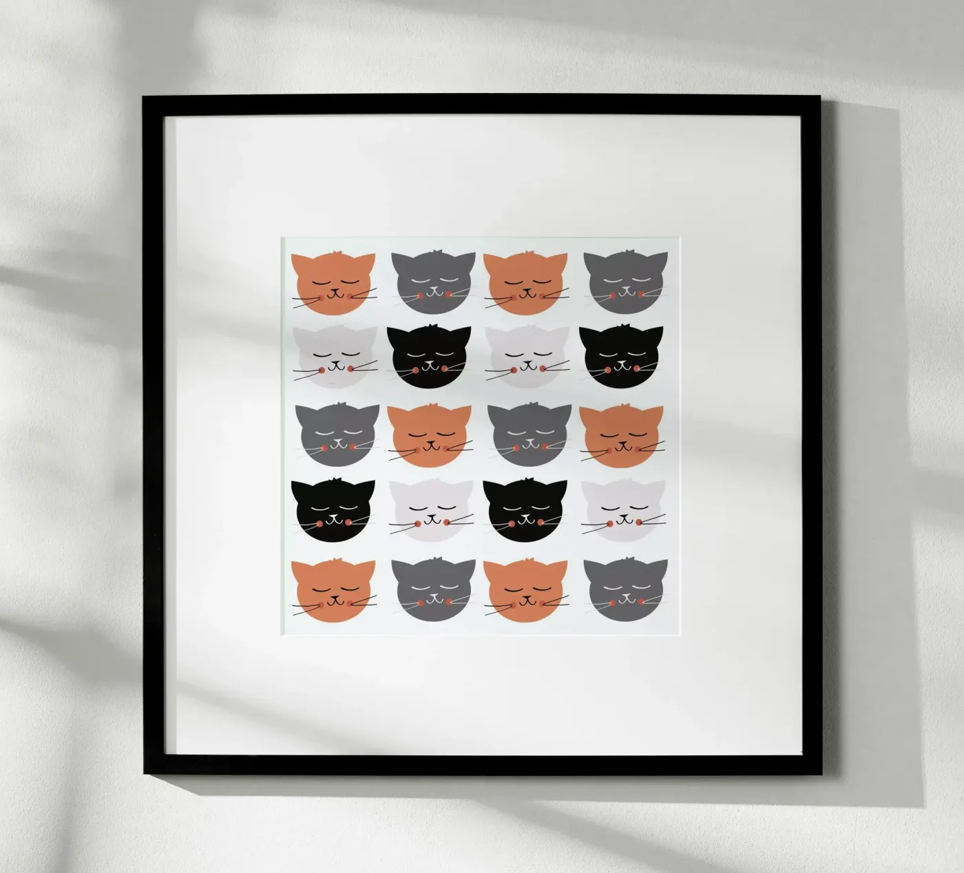 Cat Madness poster van Karin Bijlsma