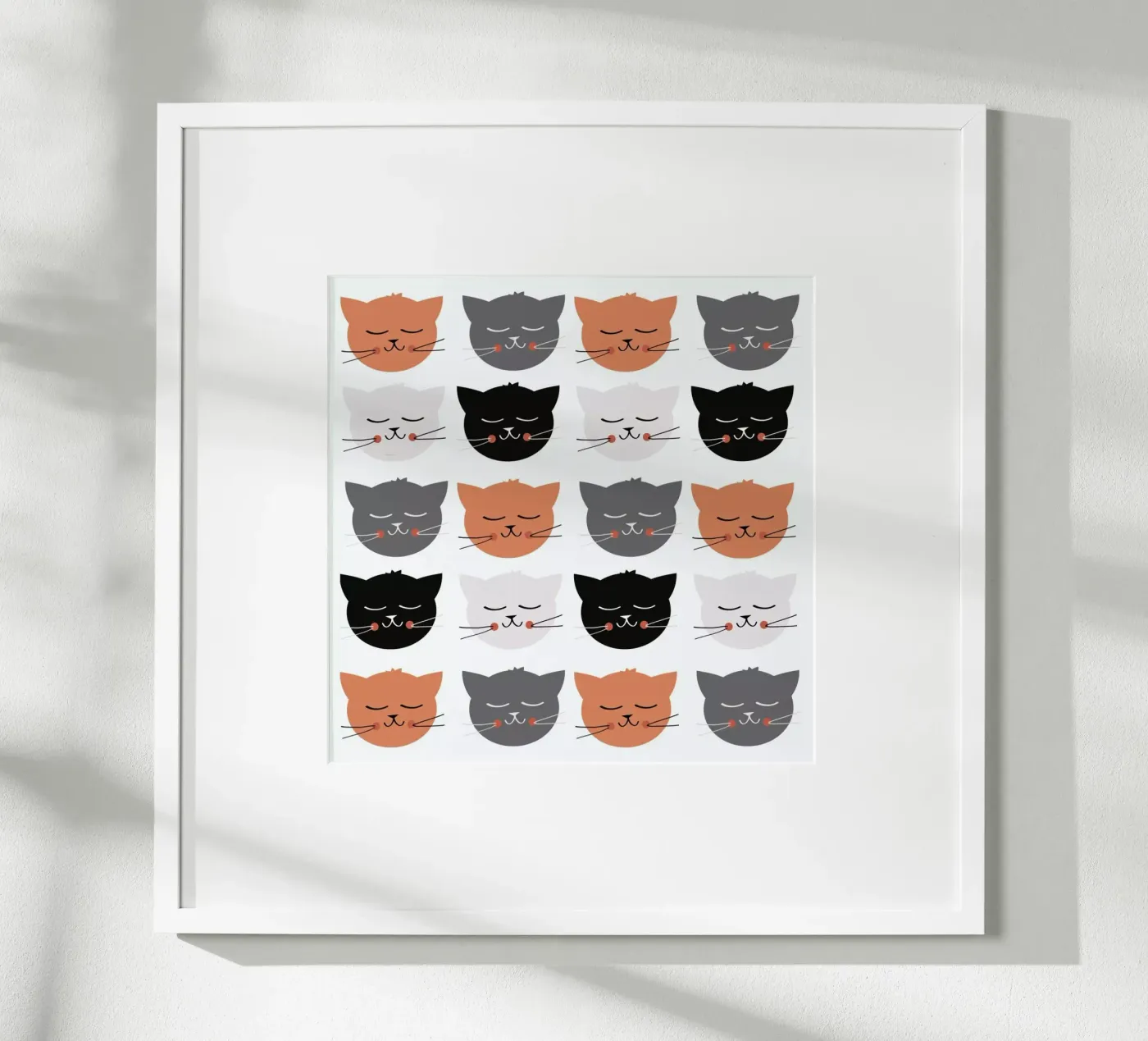 Cat Madness Poster von Karin Bijlsma