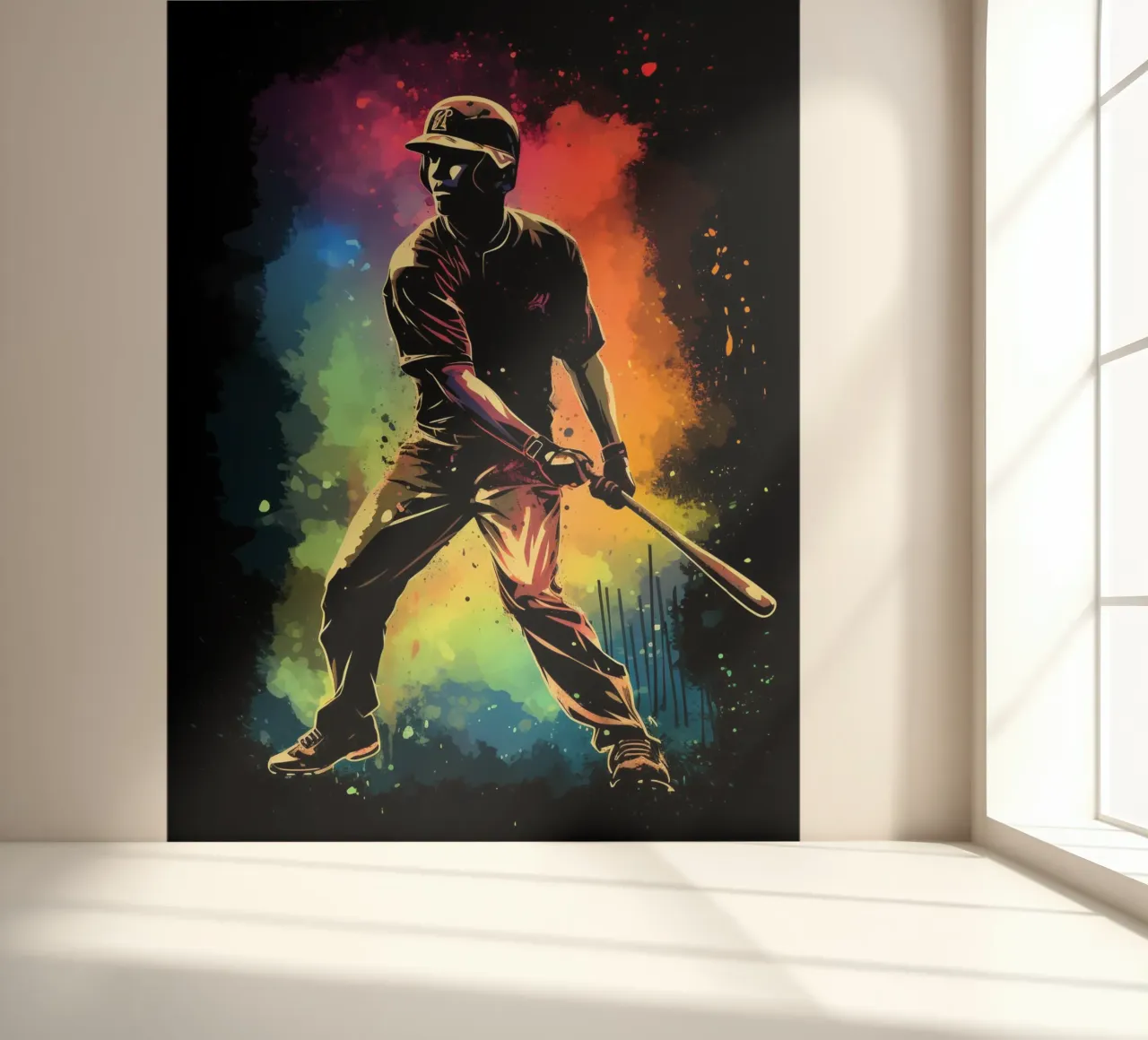 Baseball Colorful 3 photo wallpaper by Mateo