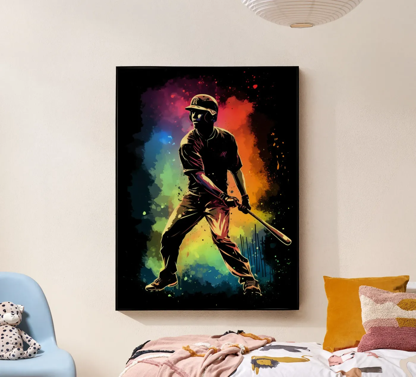 Baseball Colorful 3 plexiglass da Mateo