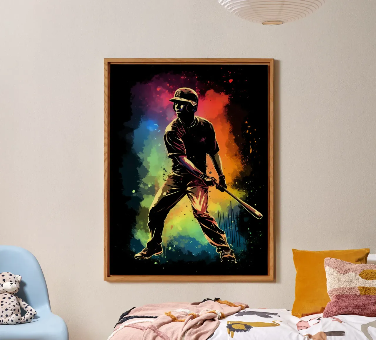 Baseball Colorful 3 forex plate by Mateo