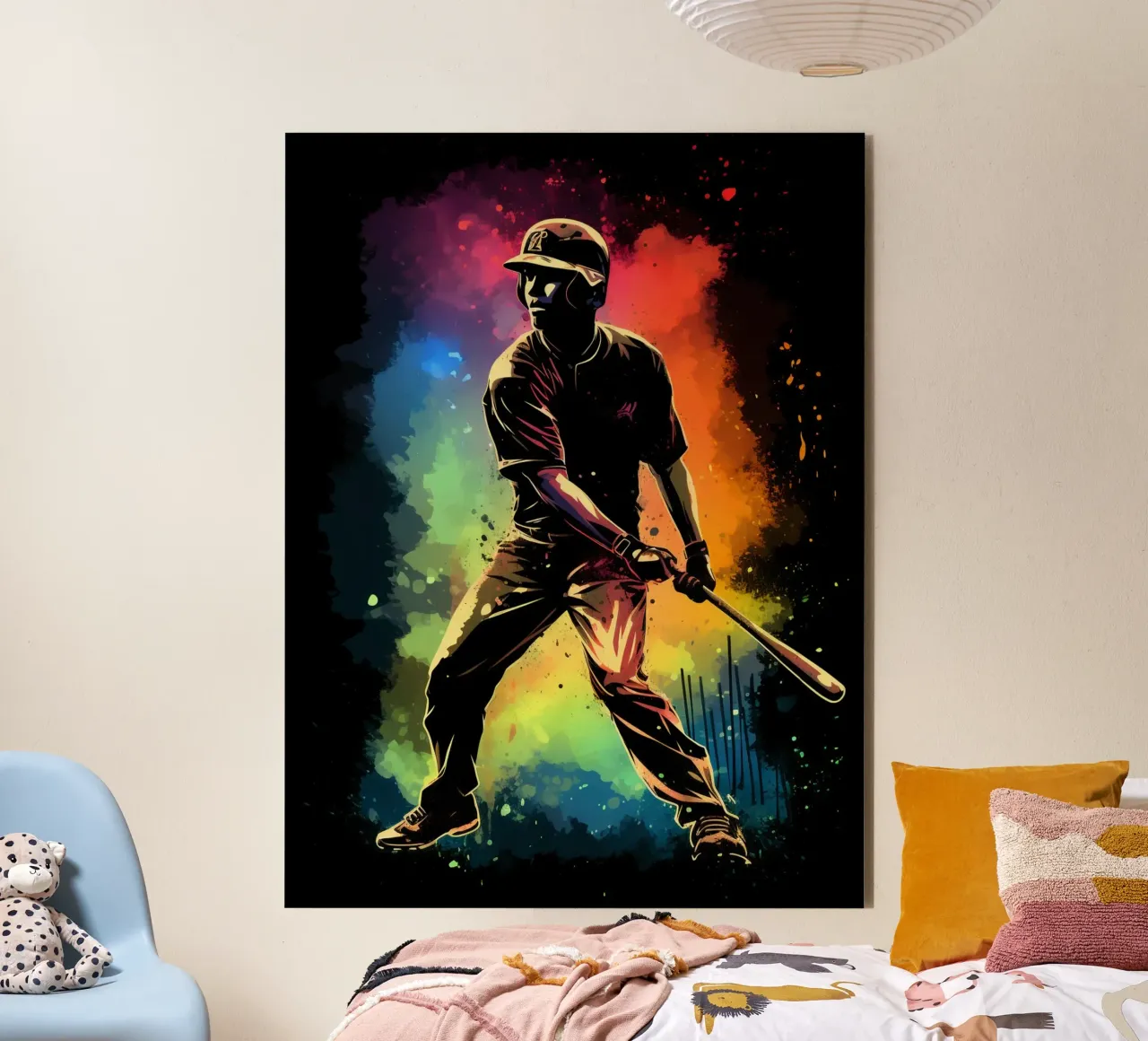 Baseball Colorful 3 forex plate by Mateo