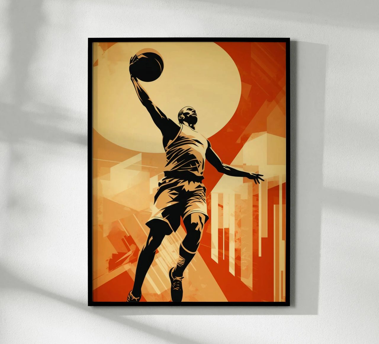 Basketball Vintage Retro poster by Mateo