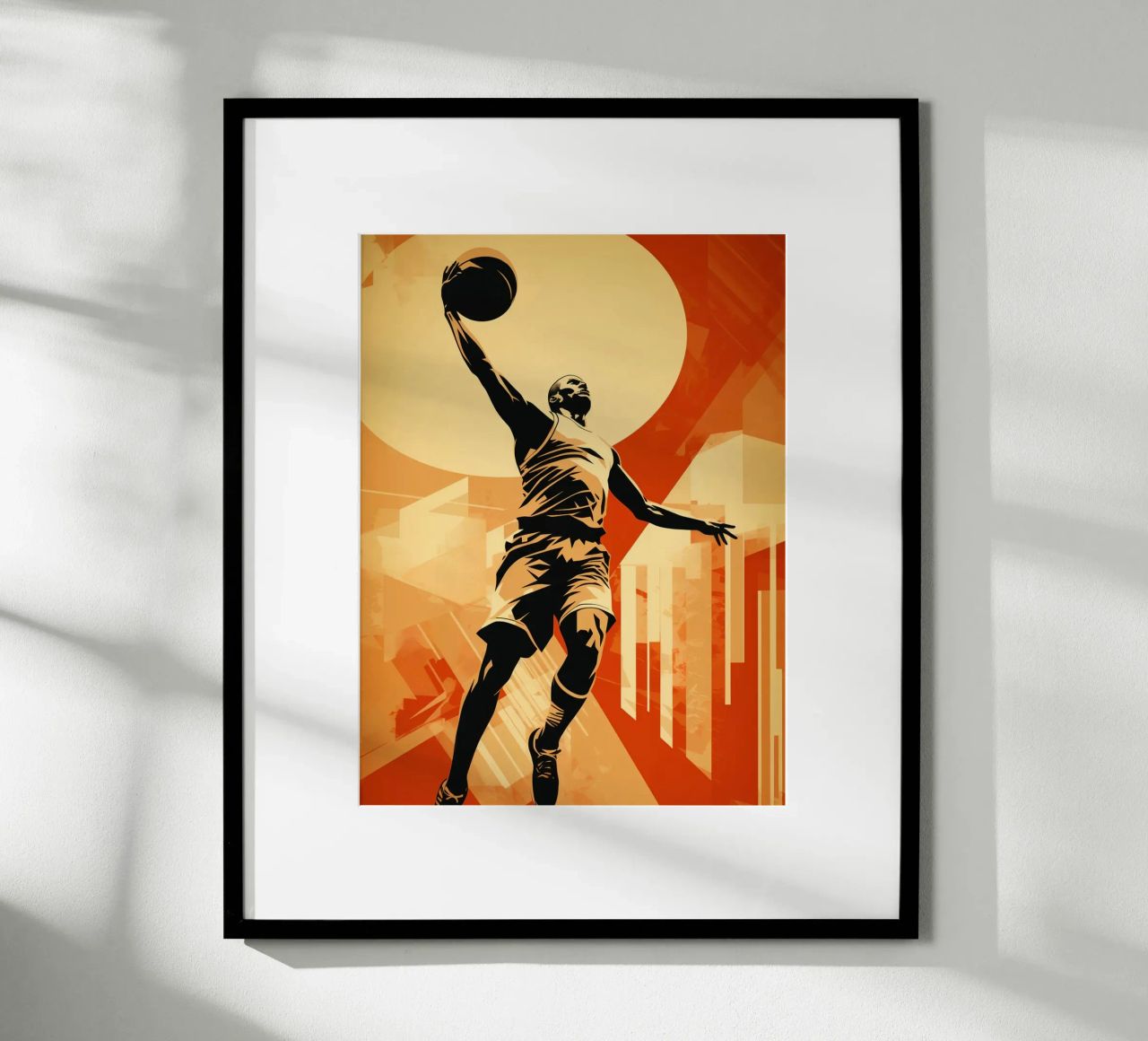 Basketball Vintage Retro poster by Mateo