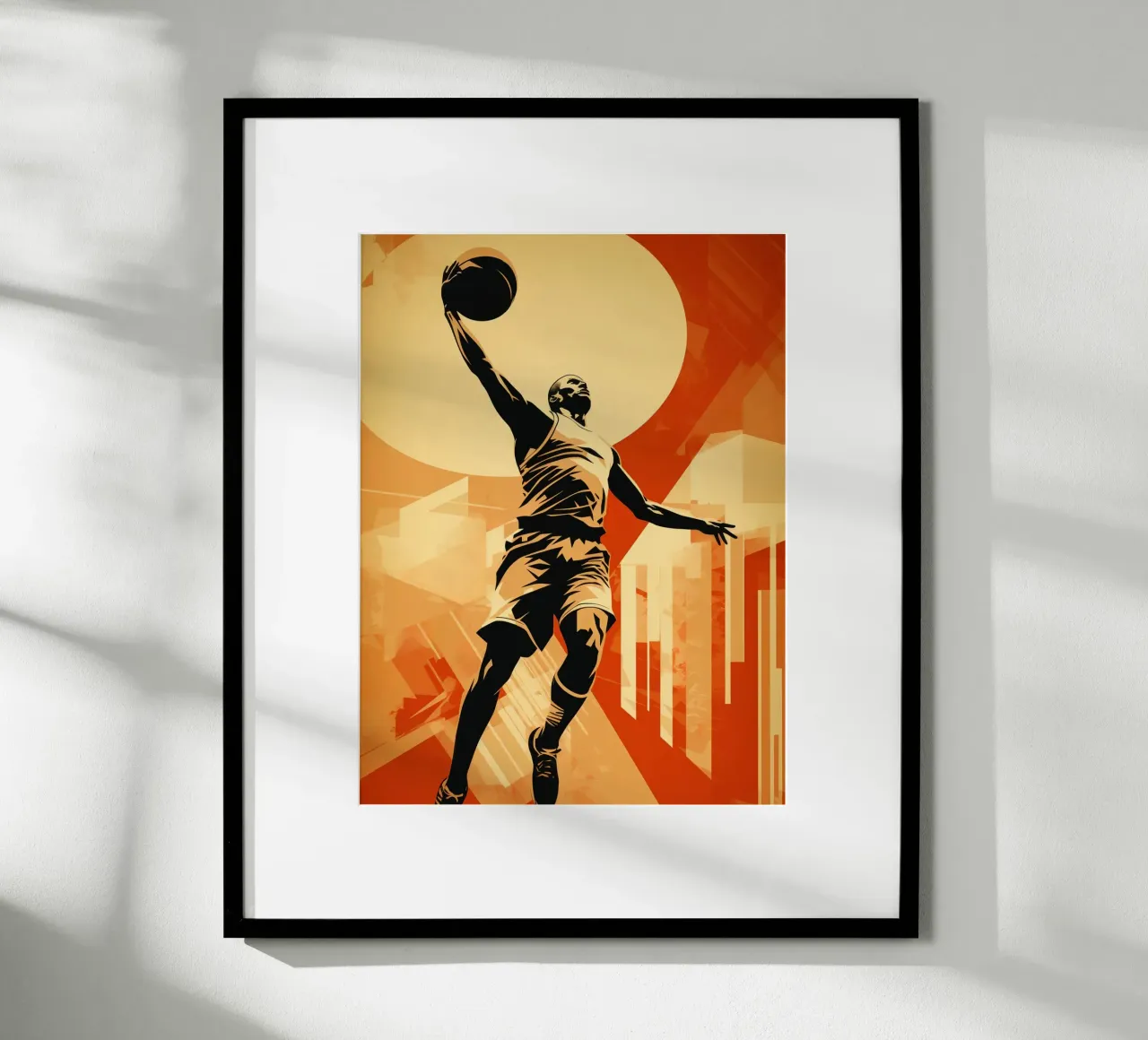 Basketball Vintage Retro poster by Mateo