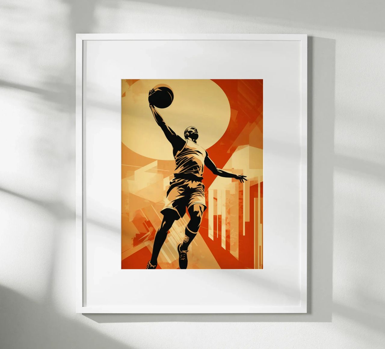 Basketball Vintage Retro poster by Mateo