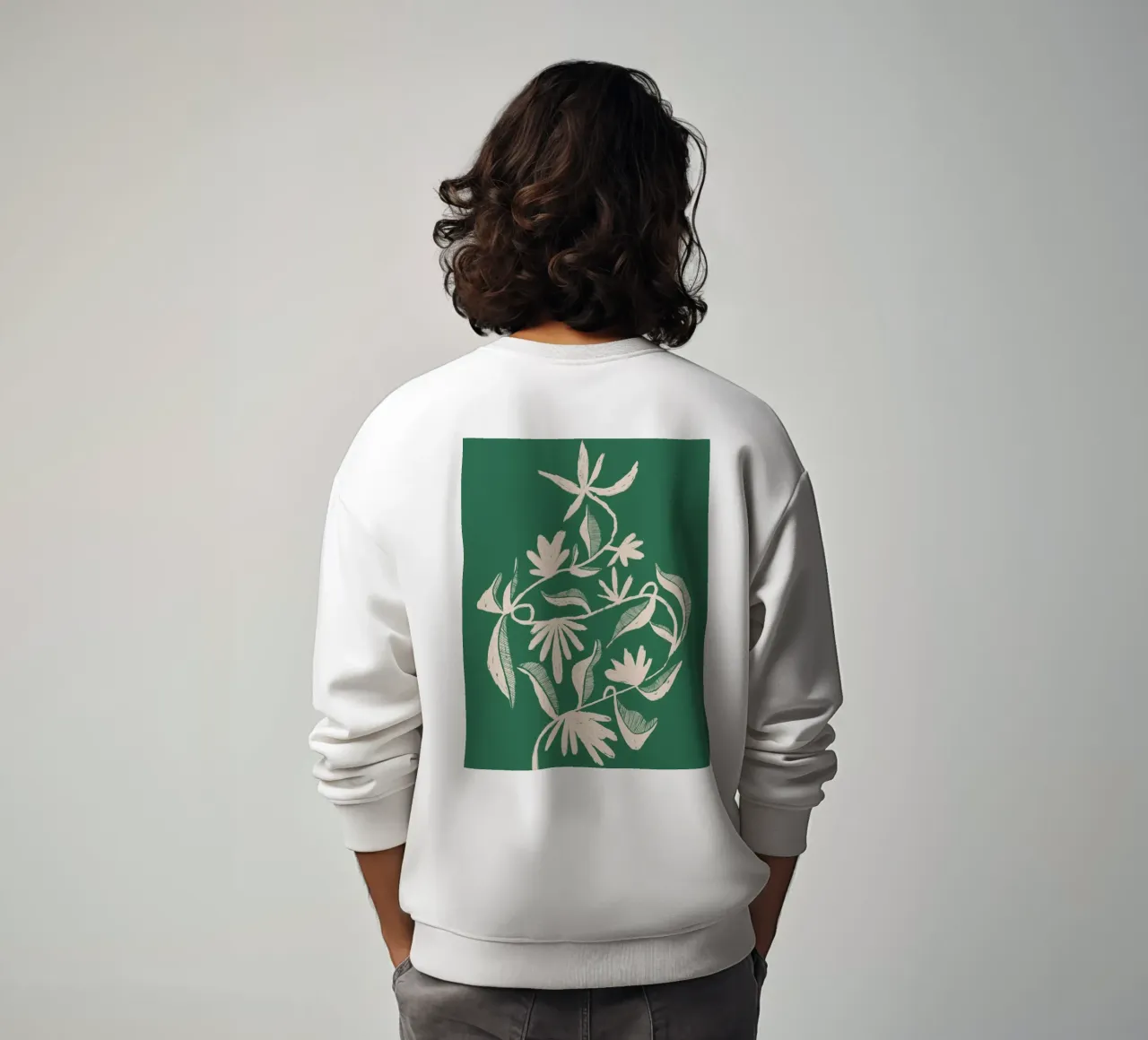 Green Botanics felpa da ni-ja artboutique