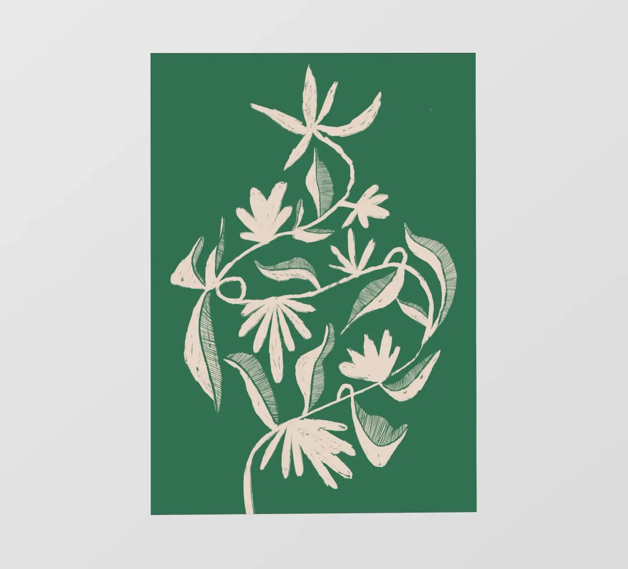 Green Botanics telo in pvc da ni-ja artboutique