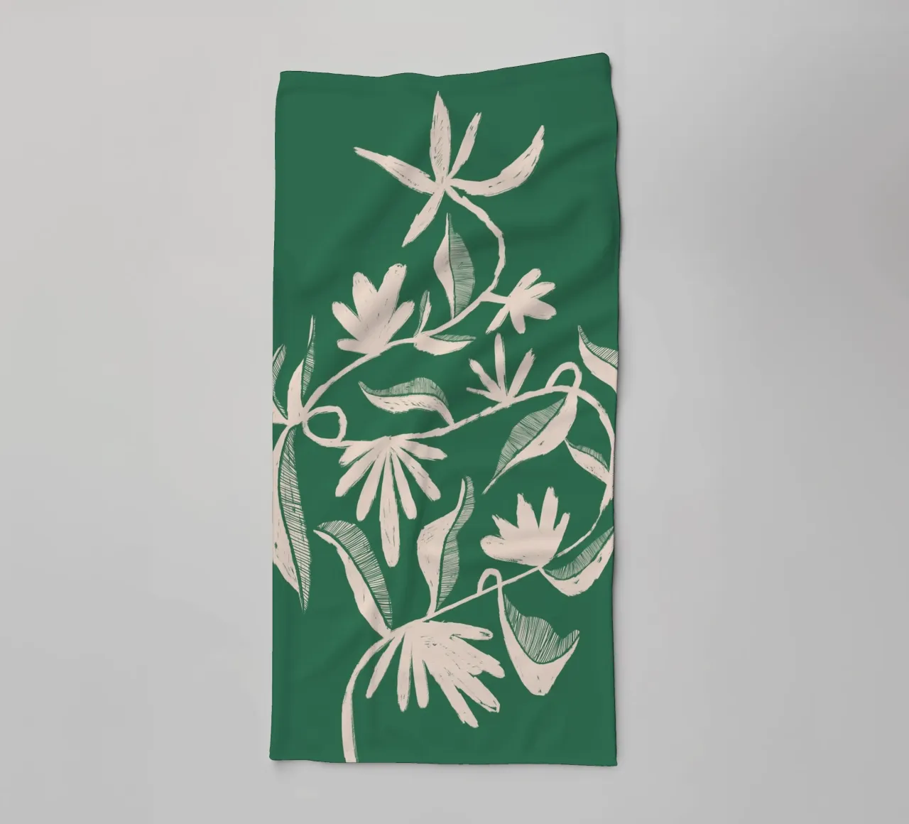 Green Botanics asciugamano da bagno da ni-ja artboutique